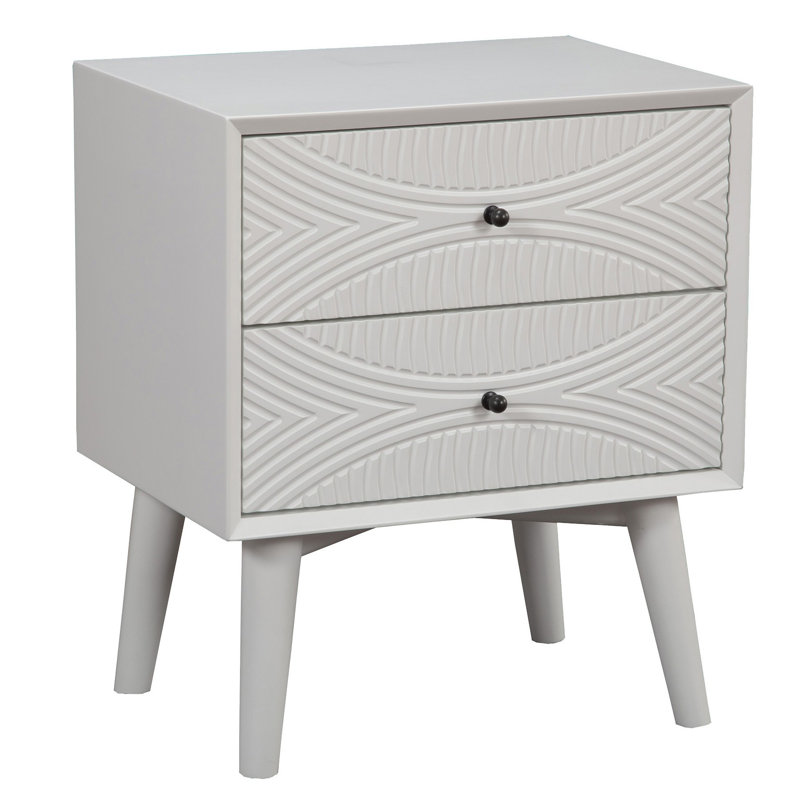 Table de chevet 1 tiroir White Groovy