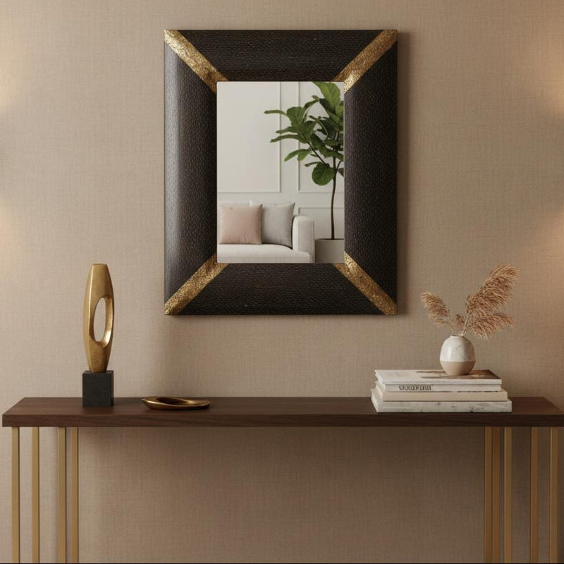 Miroir mural fait à la main
