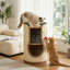 Table de bout multifonctionnelle en forme de sisal pour chat