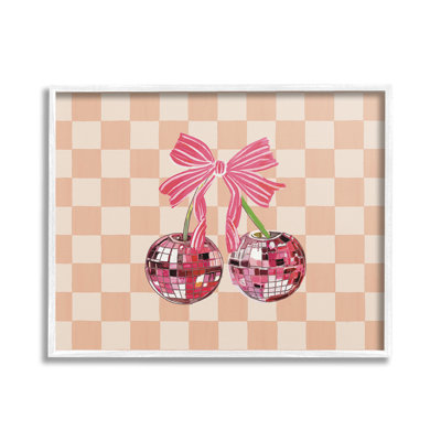 CheckeredCherryFruitsGicleeArtbyAmeliaNoyes