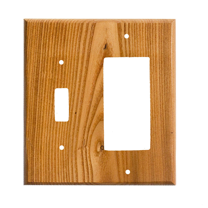Traditional No Subject 2 - Gang Combination Plate Jumbo Combination Wall Plate, Russian Olive