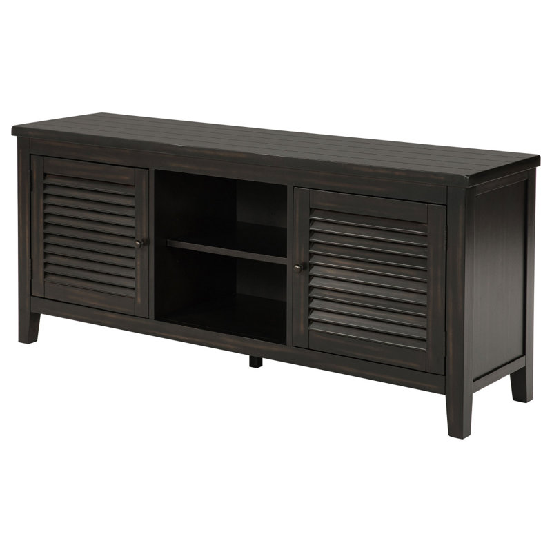 Sutter Distressed Java 2-Door TV Stand