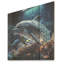 «Dolphin Happiness I», art mural sur bois de pin naturel-1782916422