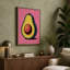Avocado Heart Modern - Wrapped Canvas-2127925435-2127925432