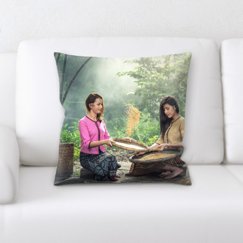 Coussin décoratif à riz