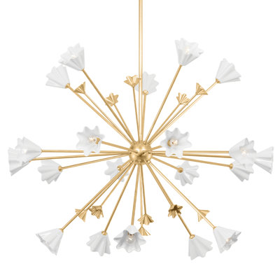 Lustre sphère 20 lumières