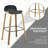 Bastiana Counter Stool with Iron Frame-771653968
