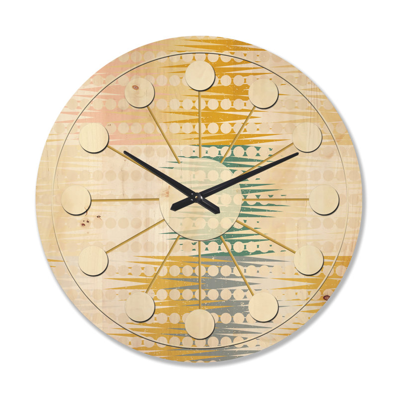 Solid Wood Wall Clock, Extra Large