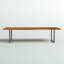Table rectangulaire en bois massif Clifton-1036008219-1036008228