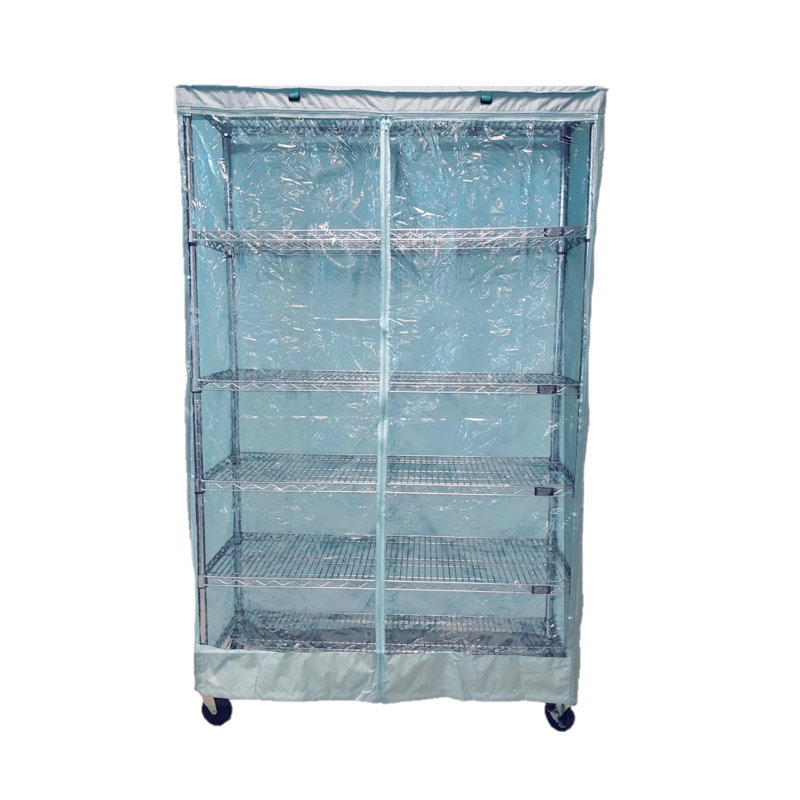 Housse pour étagère London, H 72 po x l 48 po x P 18 po, Bleu