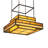 Hyde Park 8 - Light Dimmable Square / Rectangle Chandelier