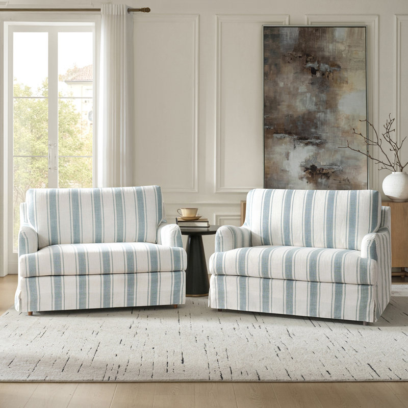 Chaise parsons surdimensionnée avec accoudoirs uniques Terren