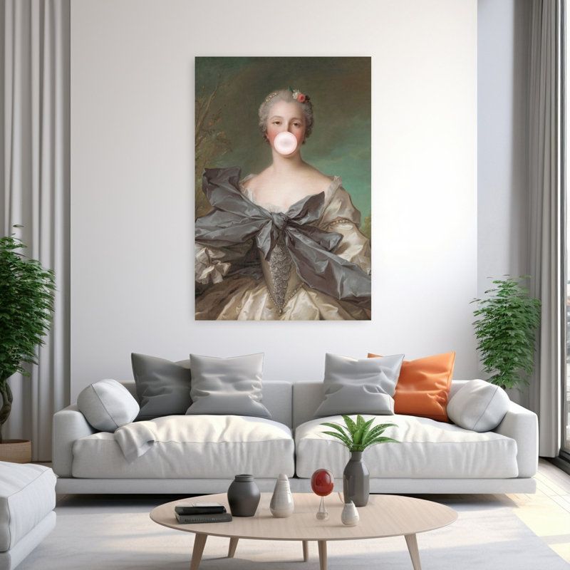 Art contemporain Portrait contemporain, H 60 po x l 40 po