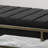 Upholstered Velvet Ottoman Bench With Brass Finish-163026502