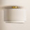 Finley Single Light Solid Brass Semi Flush Mount