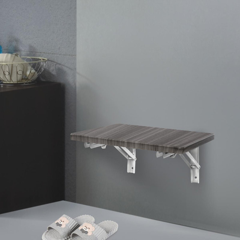 Banc de douche pliant, Gris