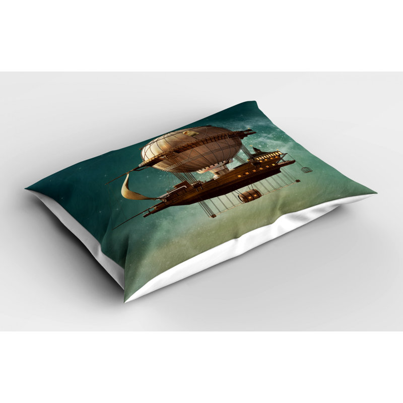 Steampunk Polyester Sham Set, Twin
