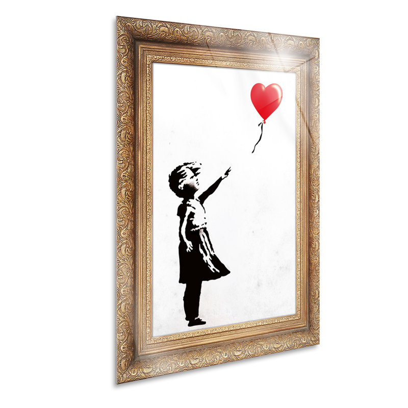Balloon Baby Frame by Banksy - No Frame Print on Plastic / Acrylic, 95cm H x 65cm W