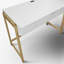 Bureau en bois massif Beaty Smart