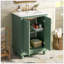 Meuble-lavabo moderne de 24 po de conception simple et élégante avec rangement à fermeture en douceur, tablette réglable, meuble-lavabo avec lavabo en céramique-1679330208