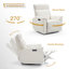 Fauteuil inclinable électrique et pivotant Axton