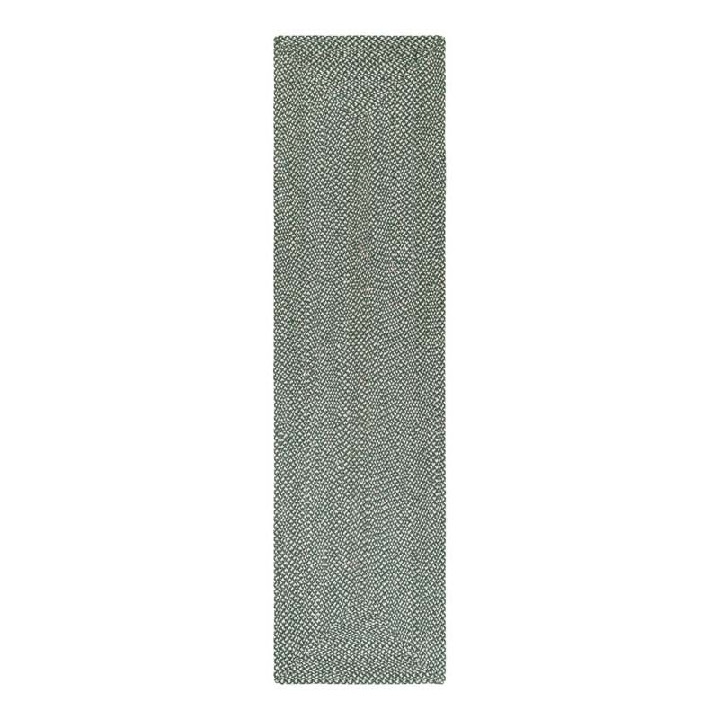  Tapis en jute tressé Tweed, Tapis de couloir 2 pi 7 po x 10 pi