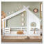 House Floor Bed with Window and a Small Shelf-501049951-501049937