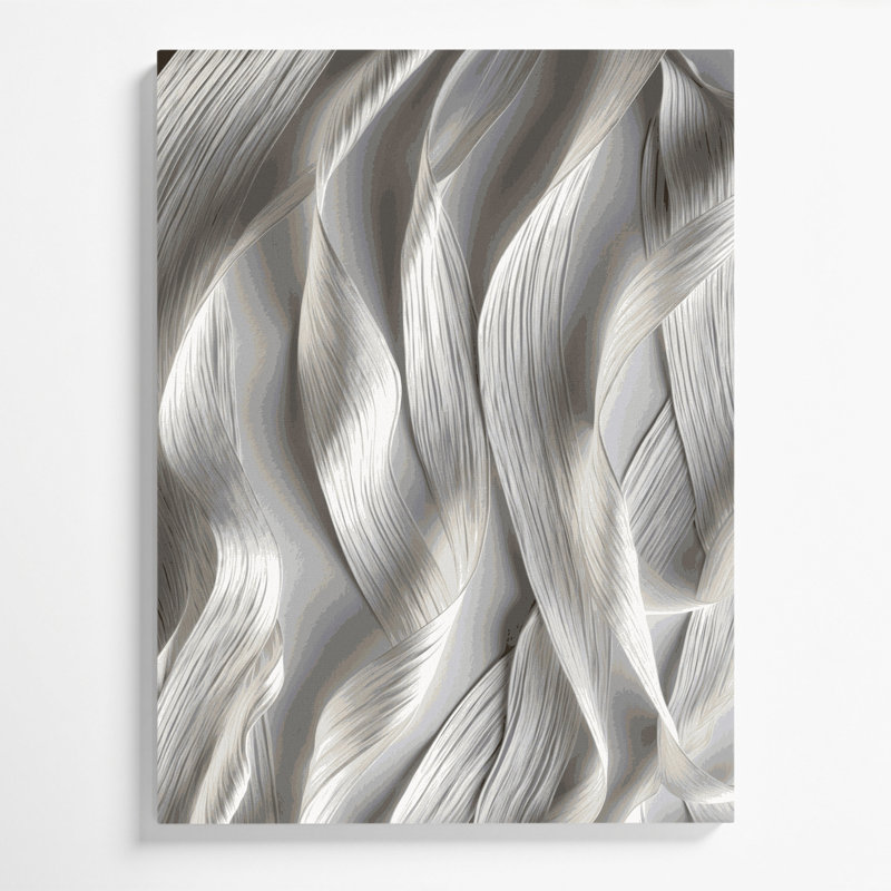 Toile diagonale à rayures gris clair sur toile gris graphite