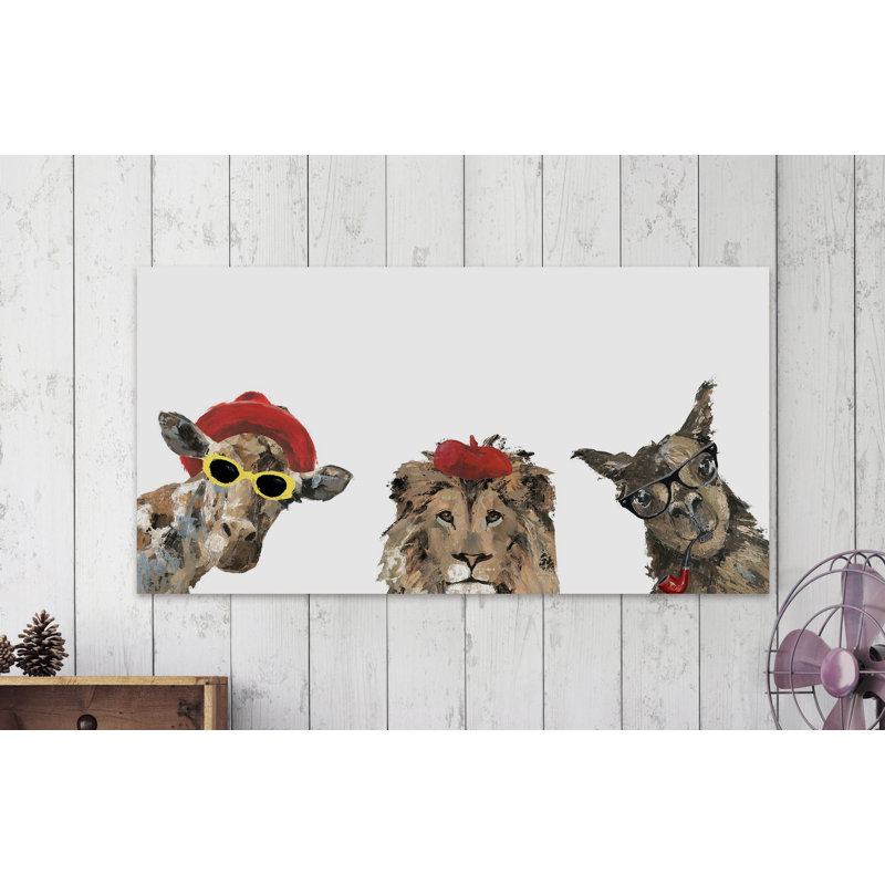Wrapped Canvas Painting, 22" H x 45" W x 1.5" D