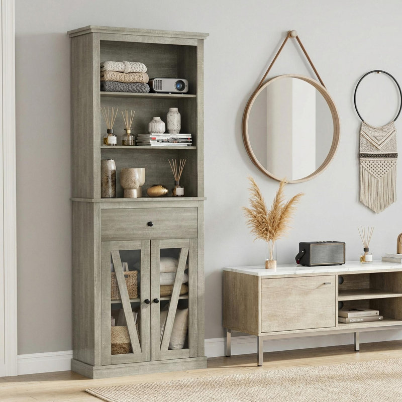 Armoire de rangement 66,5 po Farmhouse