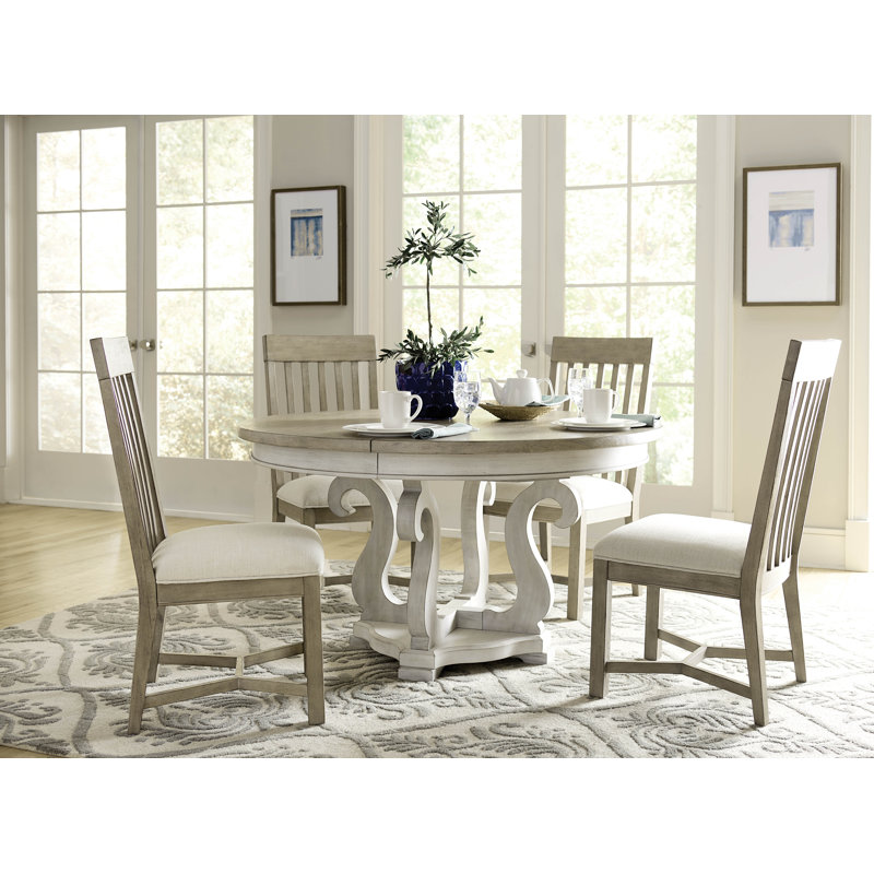 Oakman Extendable Round Dining Table