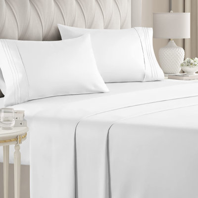 Premium Cooling, Soft & Wrinkle Free Sheet Set - Ultra Soft & Premium Hotel Luxury Bed Sheet Set