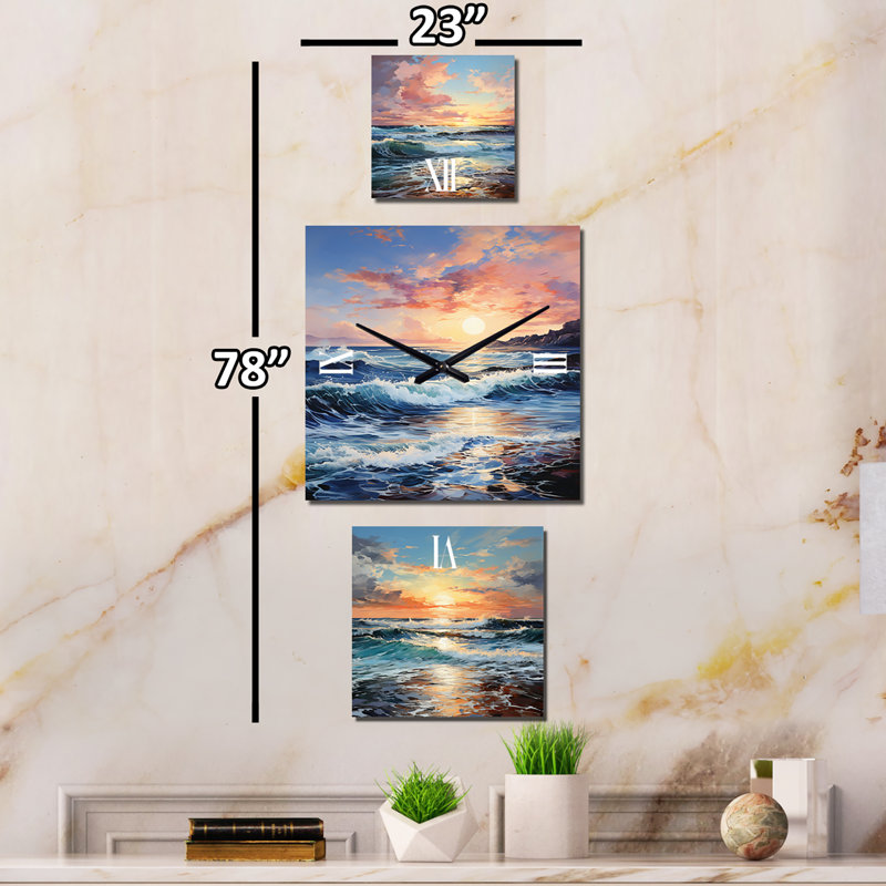 Metal Wall Clock
