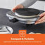 Geepas 1500W Stainless Steel Single Hot Plate, Cast Iron – Lightweight