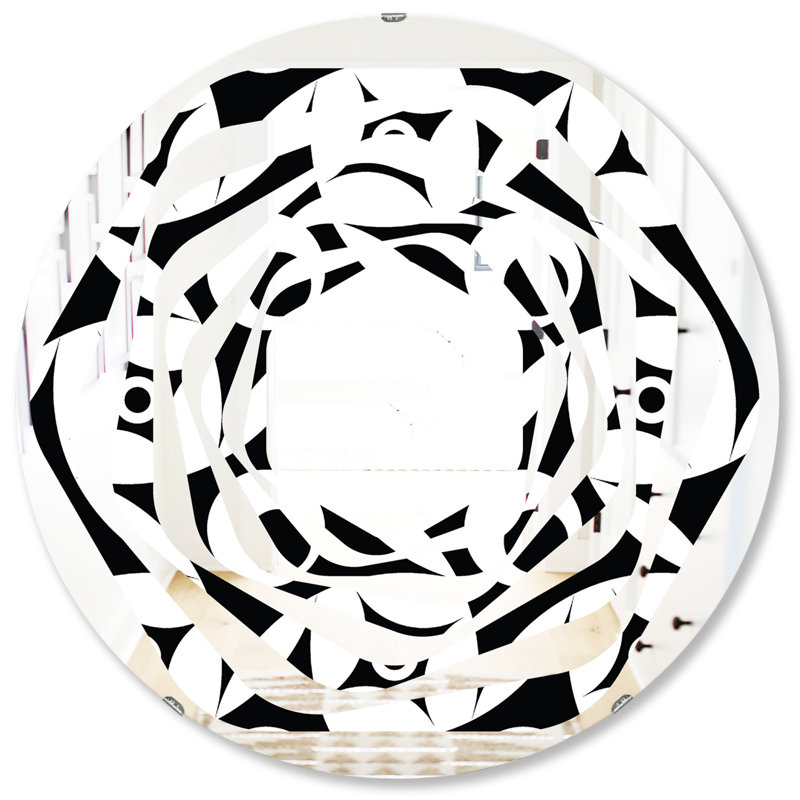Miroir mural Whirl, H 31,5 po x l po