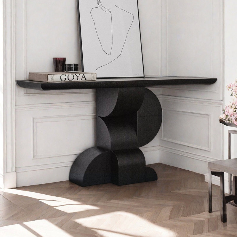 Console de salon Modern Creative, H 35,43 po x l 62,99 po x P 15,75 po