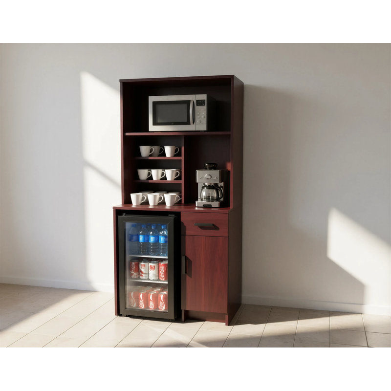 Bureau pour salle de pause café - Armoire / bar à rafraîchissements, Souper