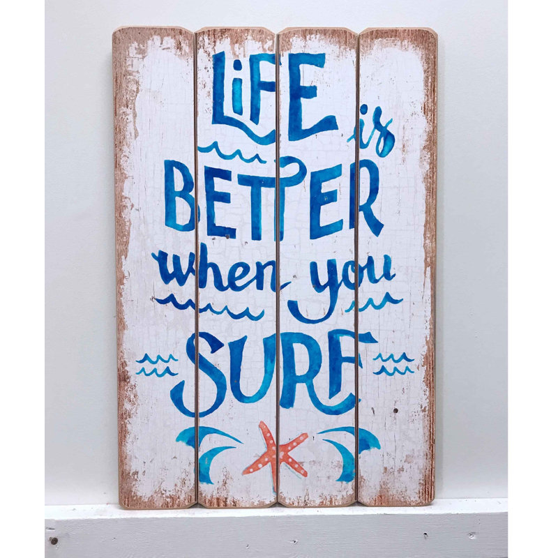 Panneau mural Surf and Life