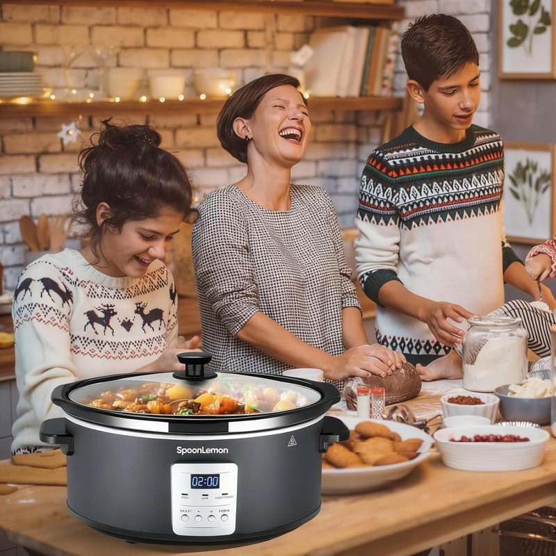 7 pte Cuiseur électrique programmable Slow Cooker