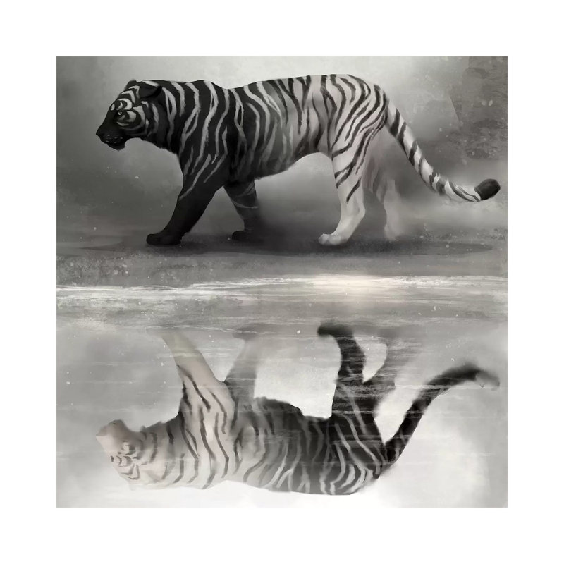 When They Meet by Jade Merien - Wrapped Canvas Gallery-Wrapped Canvas Giclée, 93.98 cm H x 93.98 cm W x 1.91 cm D