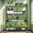 Heavy Duty Storage Shelves, Wire Shelving Unit With Wheels, Commercial Adjustable Metal Shelves For Storage, Garage Rack Pantry Shelves Kitchen Shelving-2052497629-2052497628