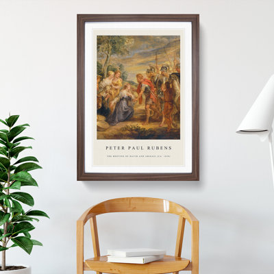 The Meeting of David and Abigail by Peter Paul Rubens - Picture Frame Painting