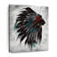 American American Feathered, couvre-chef sur toile-403454144