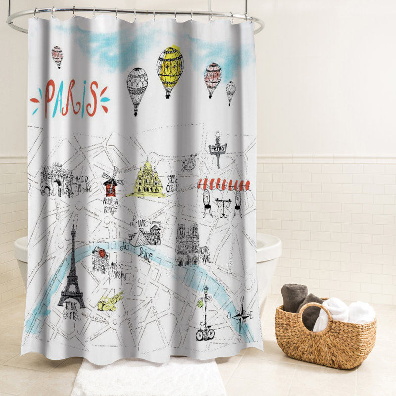 Rideau de douche Jadon Parisian Summer