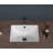 20.25"X15"  Ceramic Rectangular Undermount Bathroom Sink With Overflow
