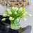 Tulip Arrangement in Vase-1214550787
