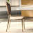 Beige Solid Back Side Chair(Set of 2)