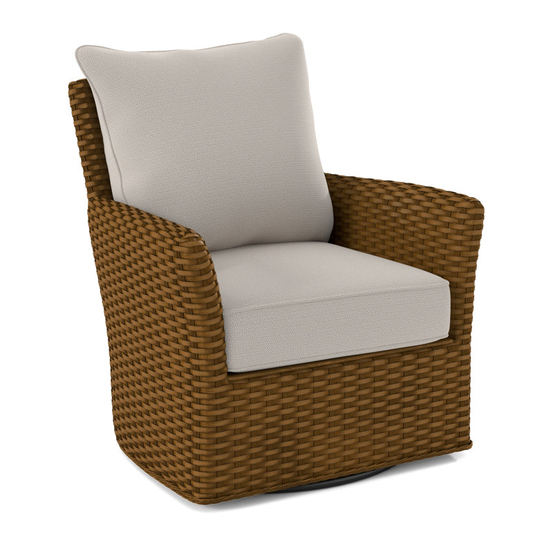 Lanai Armchair, Havana, White Textured Performance; 0865-91