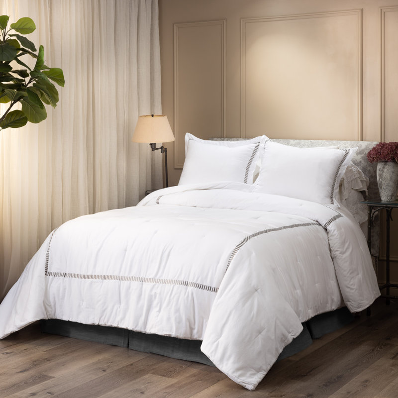 SAVANA Duvet Cover, King Duvet Cover, Gray
