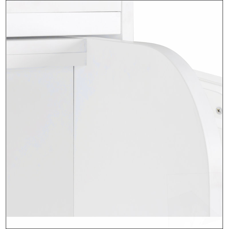 Lit simple blanc extra long avec bureau intégré, parfait pour un espace compact et multifonctionnel
